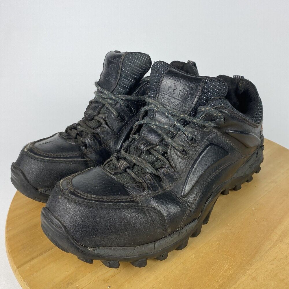 Timberland Pro Men's Steel Toe Work Shoe Mudsill Style 4000 Size 8.5 DISTRESSED